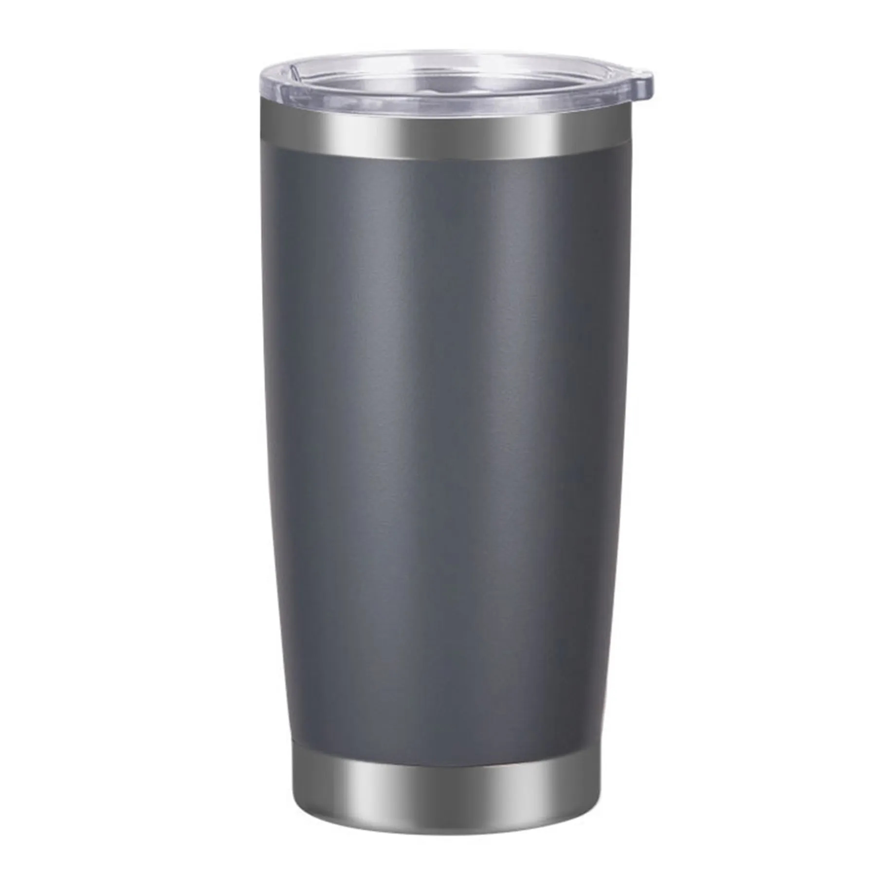 20 Oz. Powder Coated Tumbler w/Clear Slide Lid 11