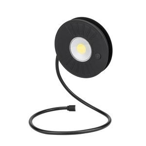 Versatile Bullseye Bent Neck LED Flashlight With Magnetic Base Round Design 12