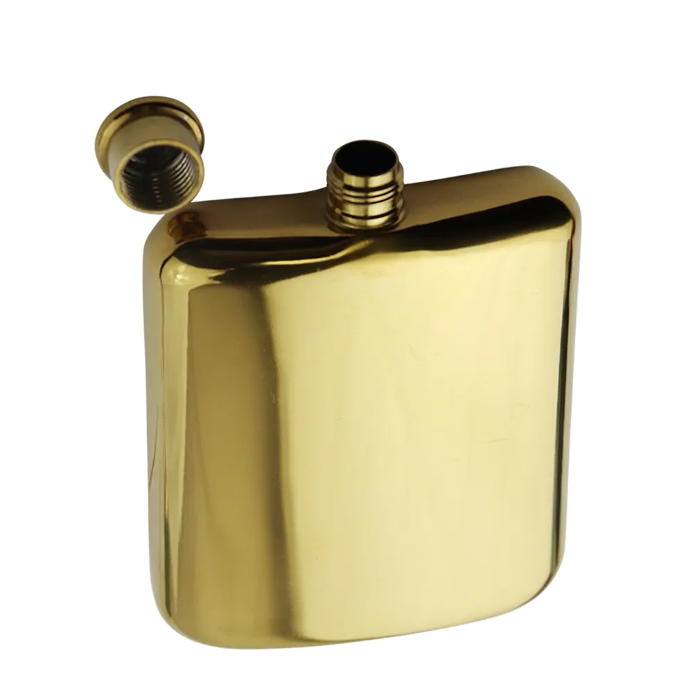 Elegant Stainless Steel Square Flask 3