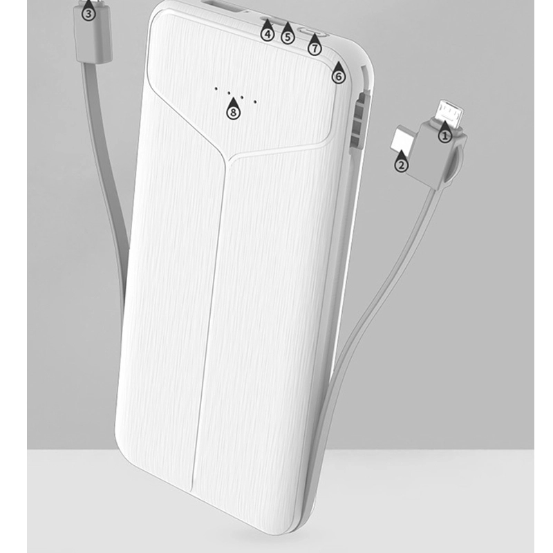 Power Bank with Plug Ultra Slim 10000mAh 1