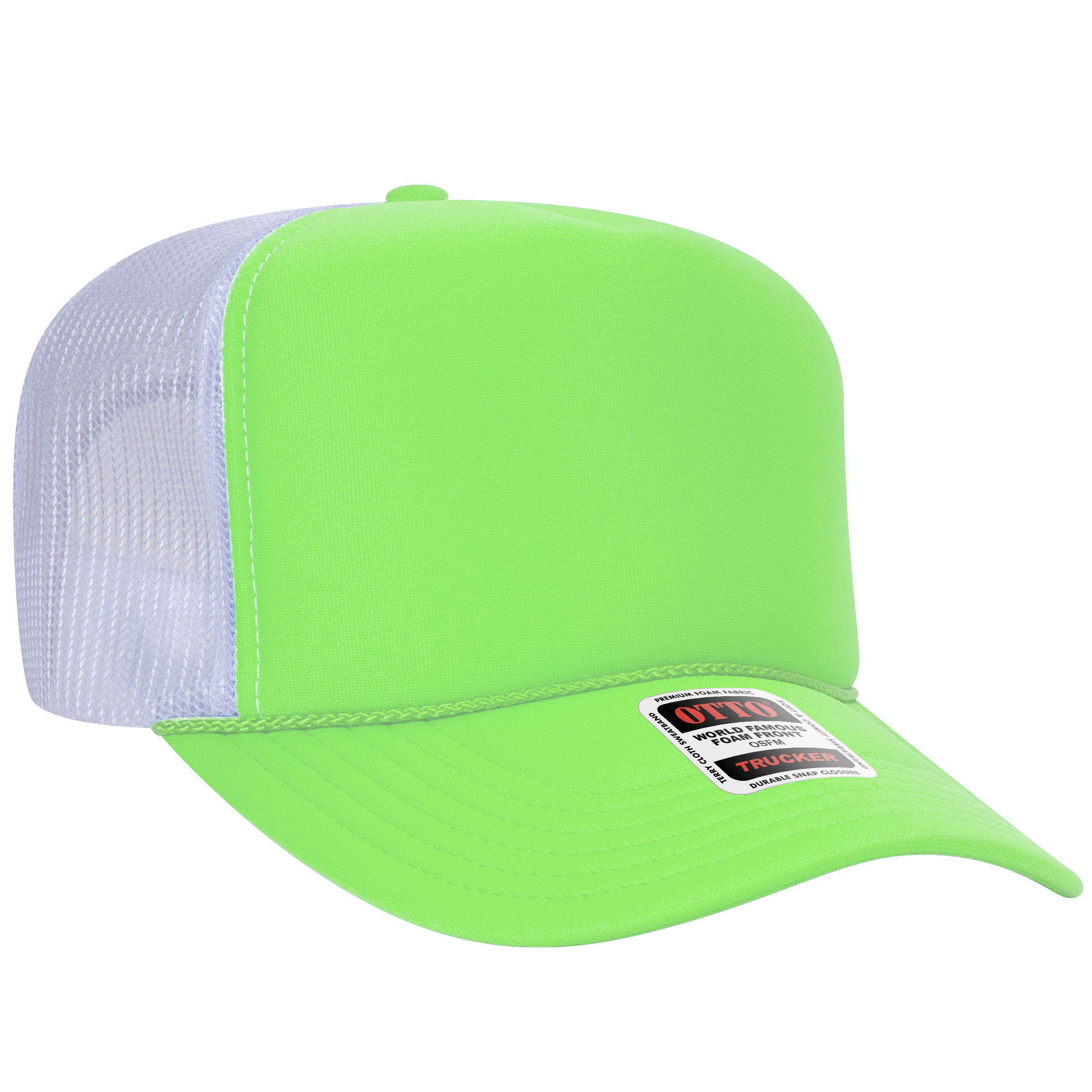 OTTO CAP® 5 Panel High Crown Mesh Back Trucker Hat 112