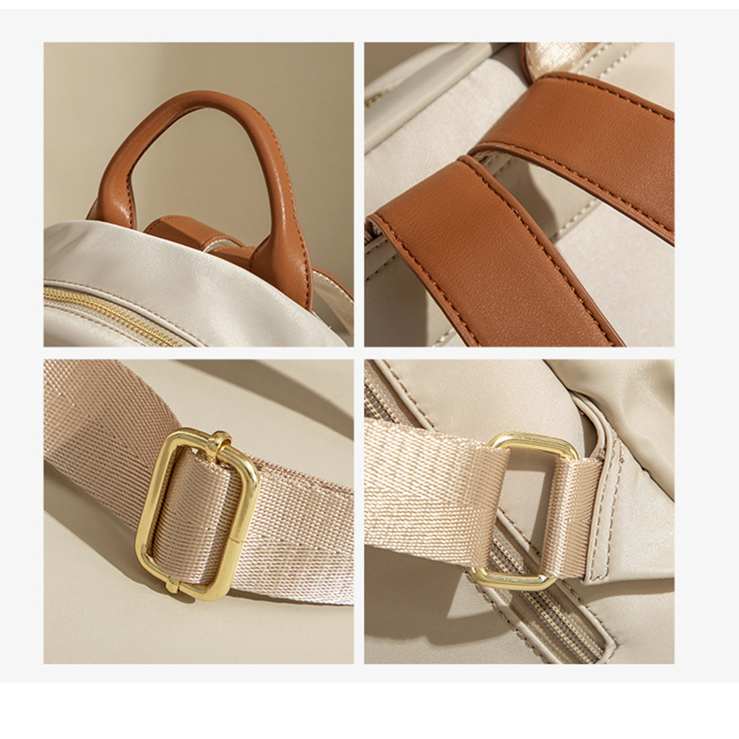 Casual PU Leather Satchel Backpack 6