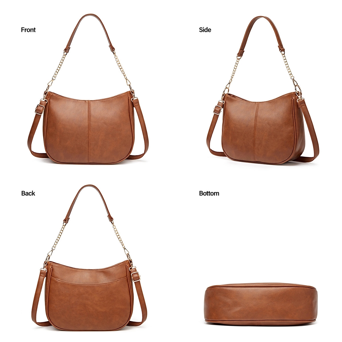 Women'S Leather Crossbody Purse Handbag 11