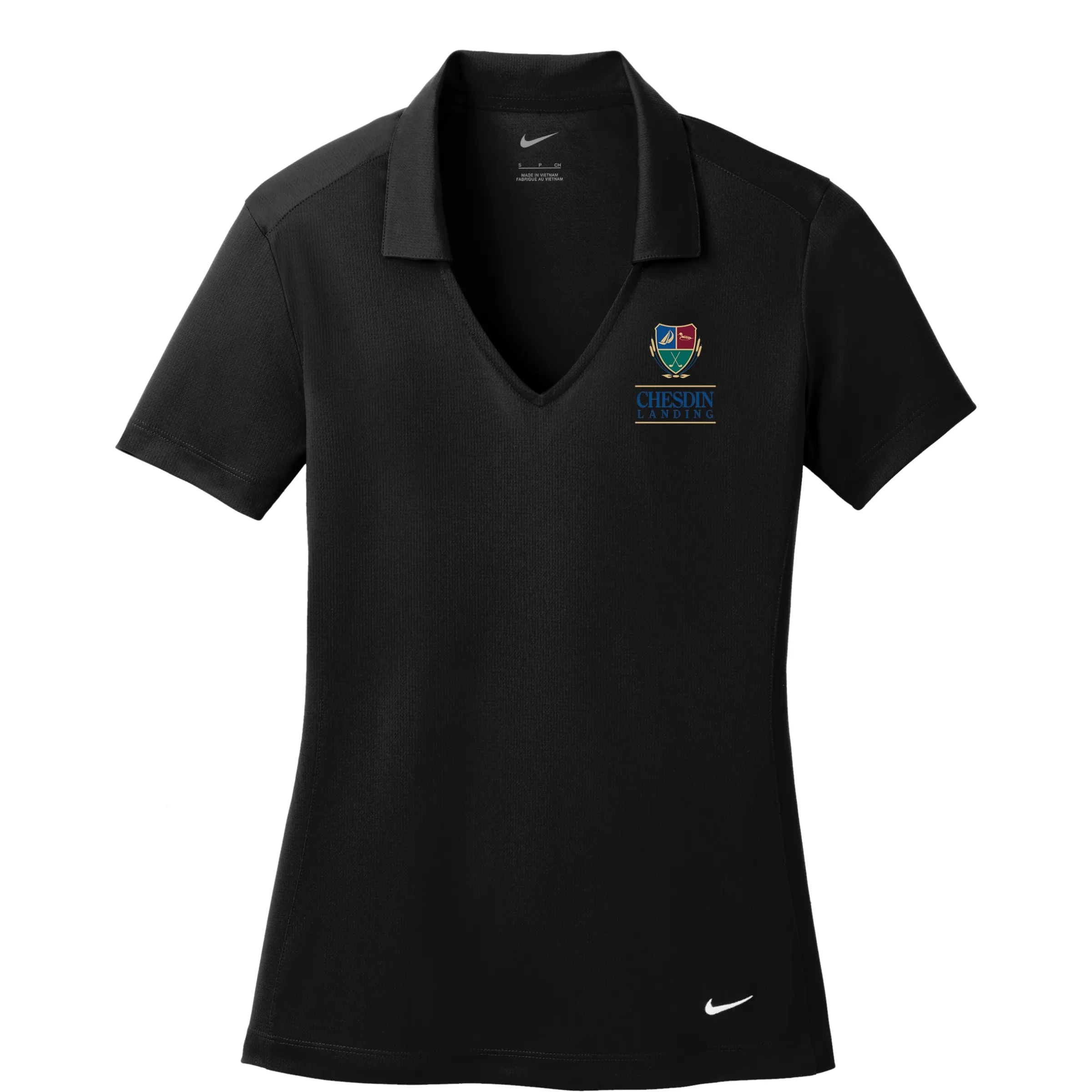 NIKE(R) LADIES DRI-FIT VERTICAL MESH POLO 25