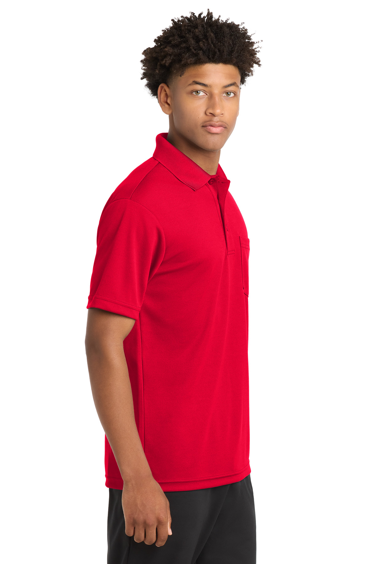 Sport-Tek PosiCharge RacerMesh Pocket Polo. ST640P 35