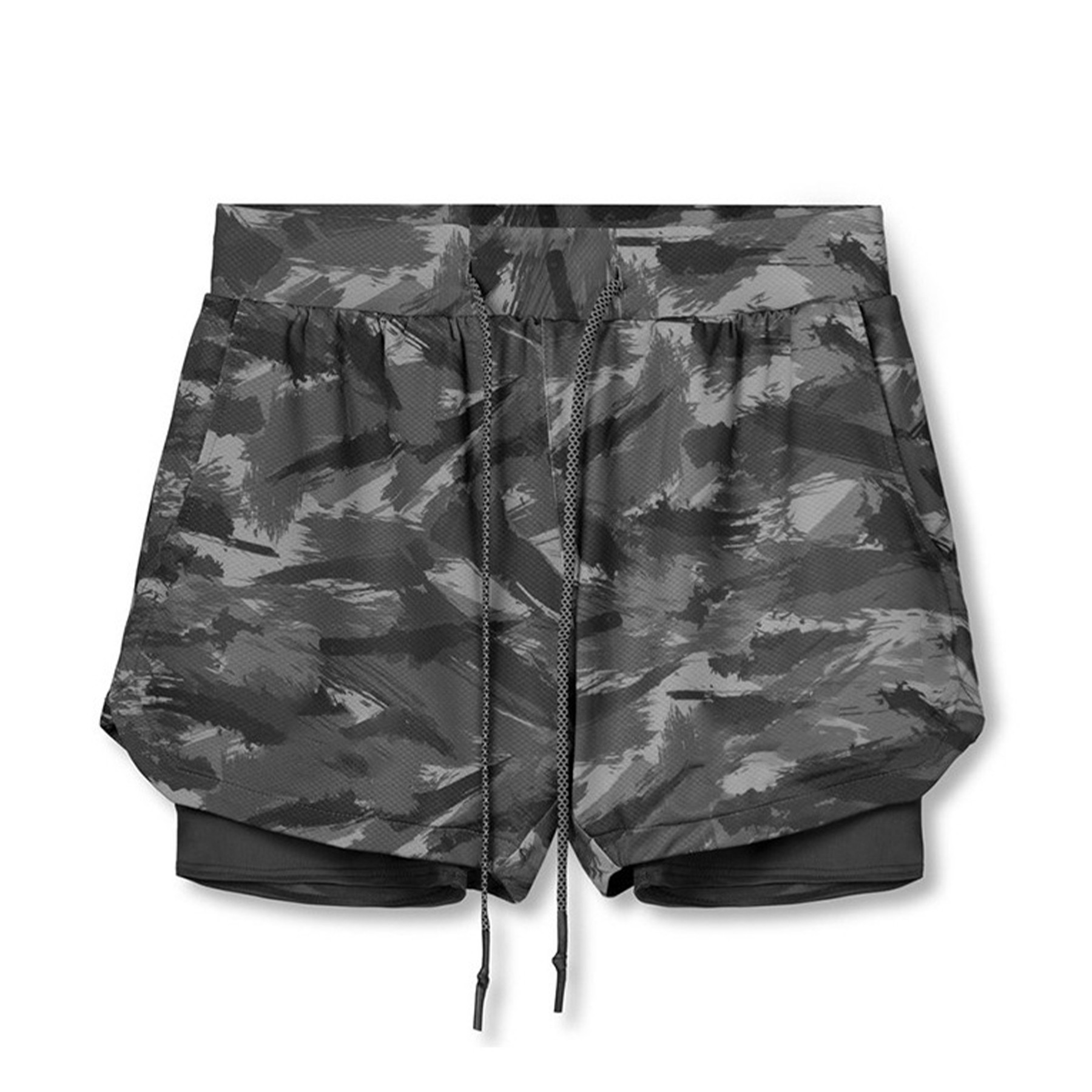 Mens 2 in 1 Workout Shorts 11