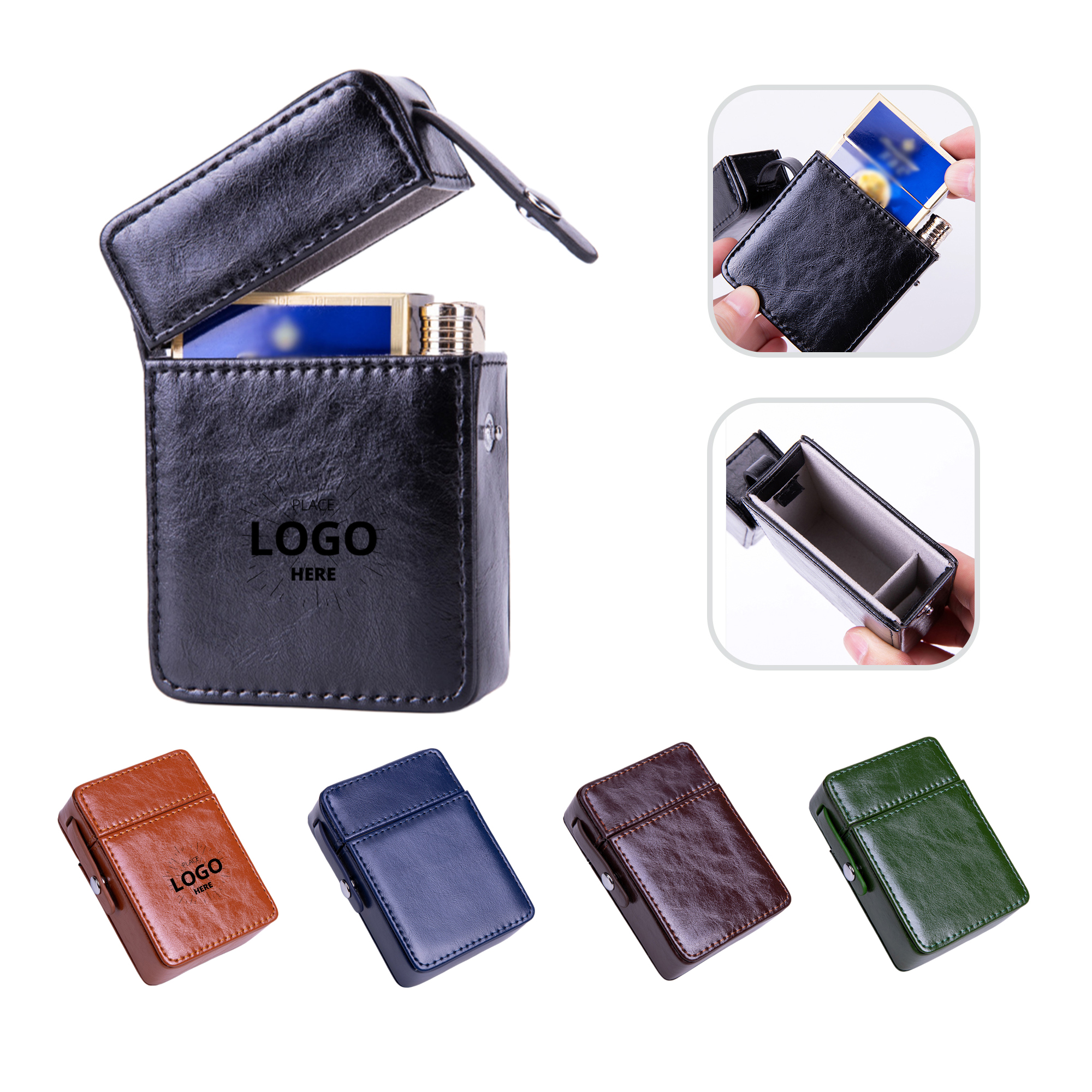 Durable Leather Smoke Case 2