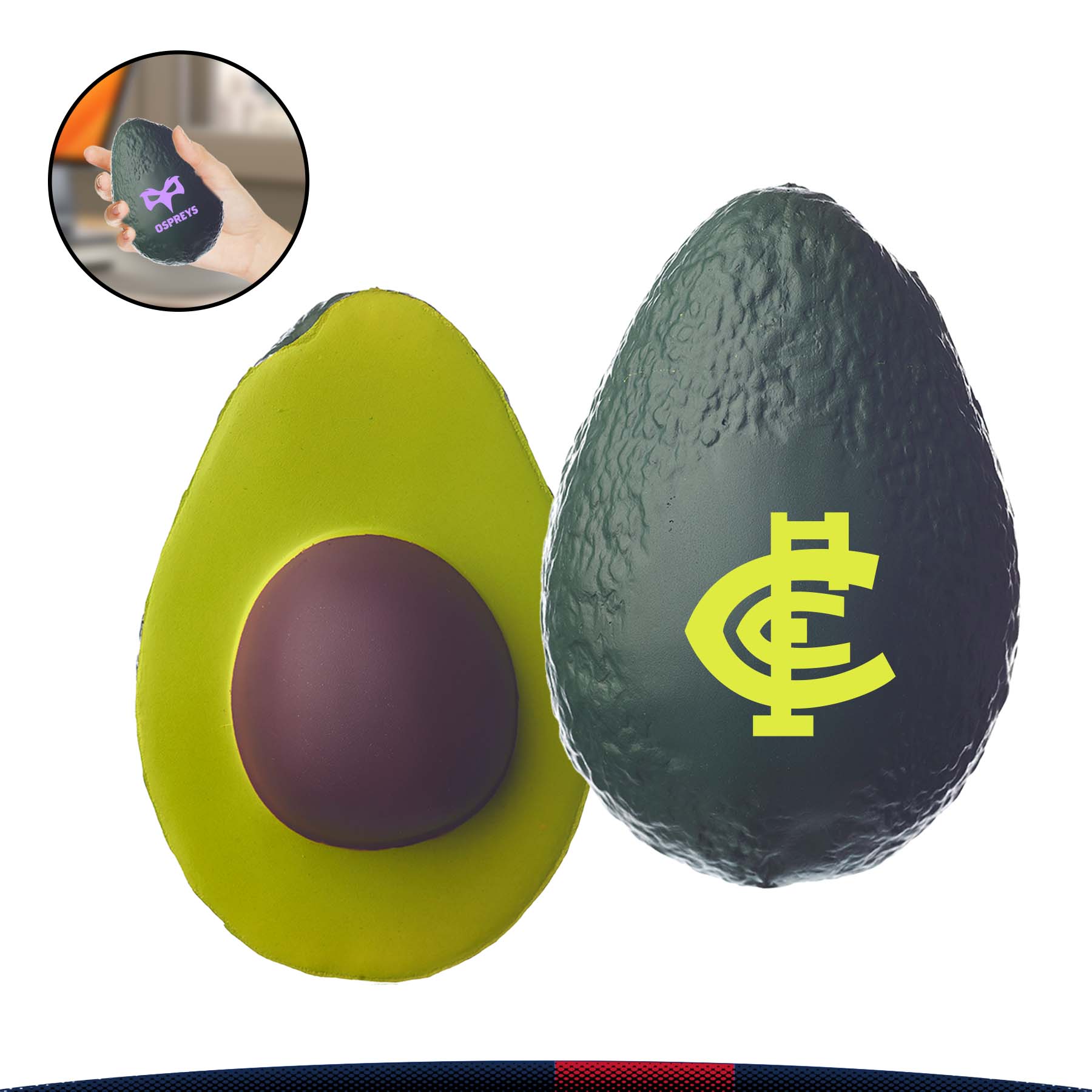 Minsy Avocado Stress Ball 3