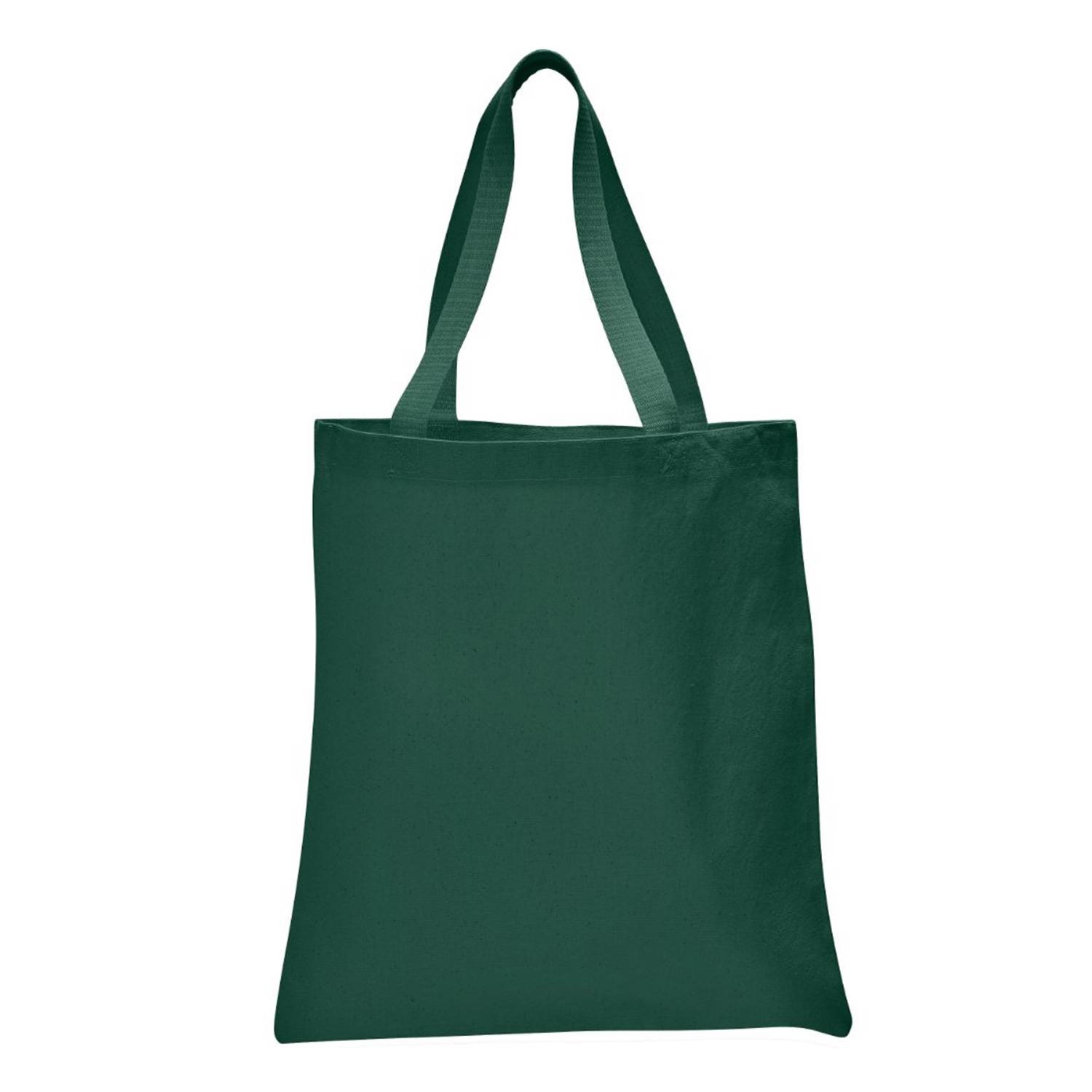12 oz. Cotton Canvas Tote Bag with Web Handles 10