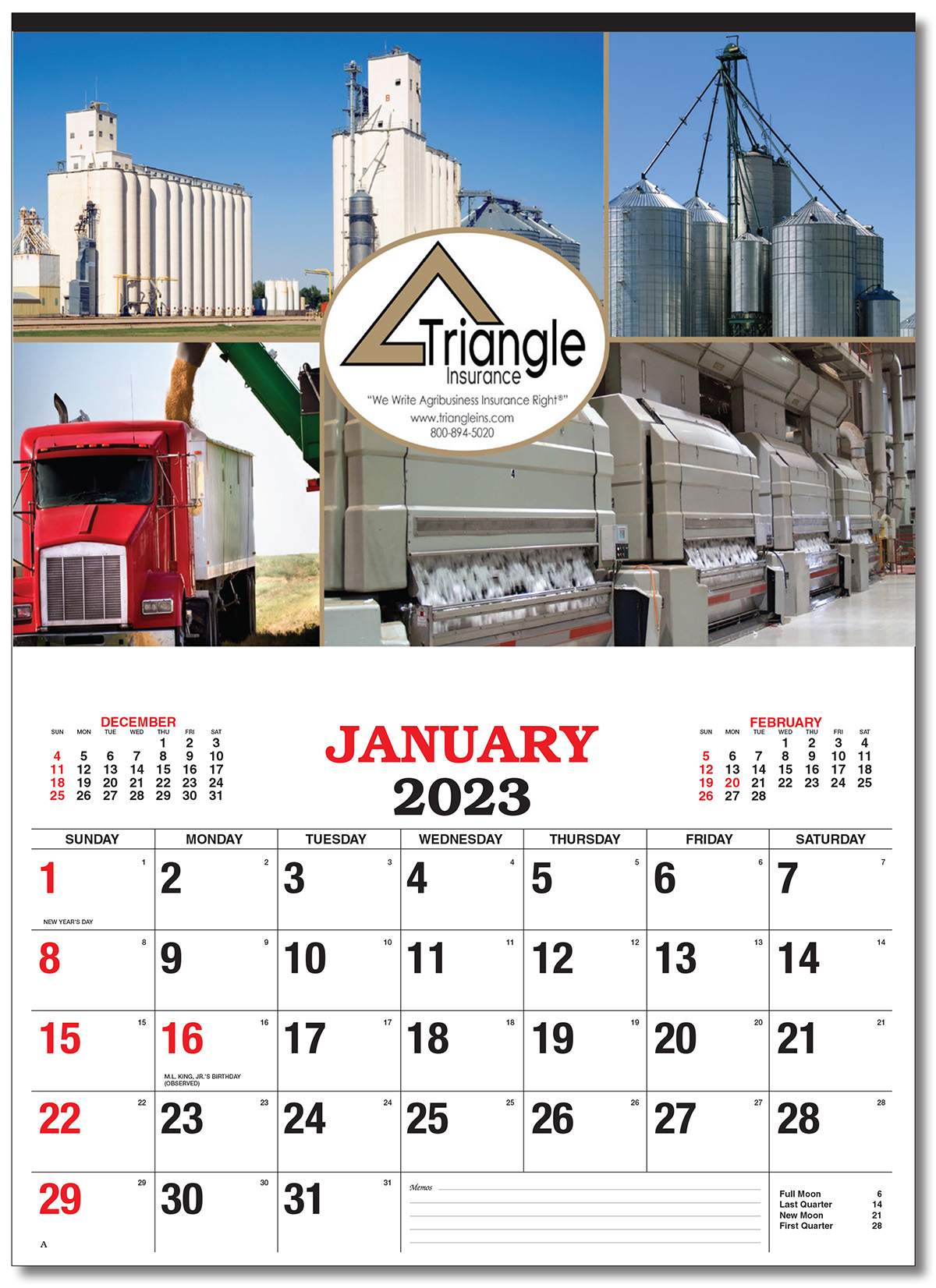 Custom 12 Photo Wall Calendar 2