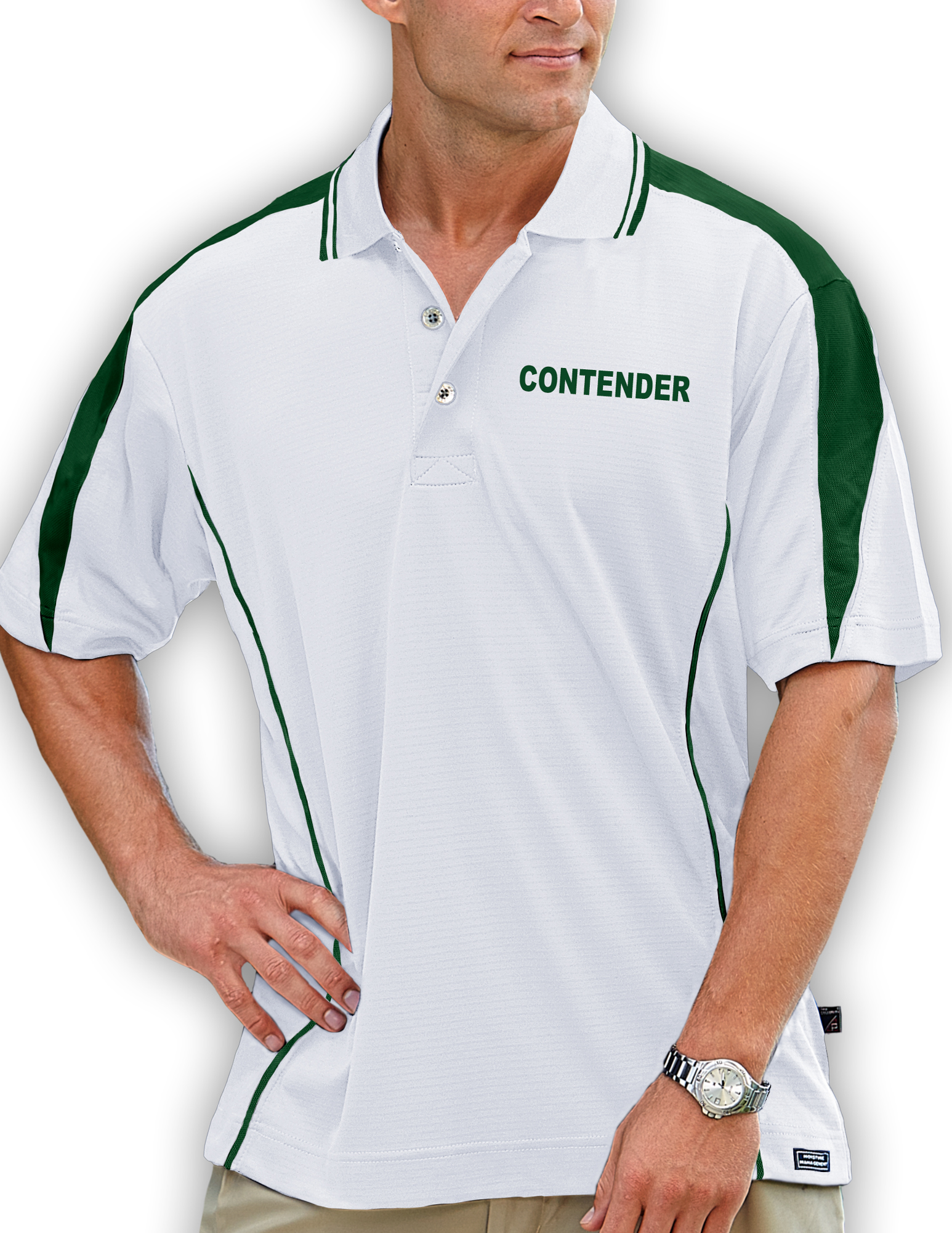 Men's Contender Ottoman Polo Shirt 1