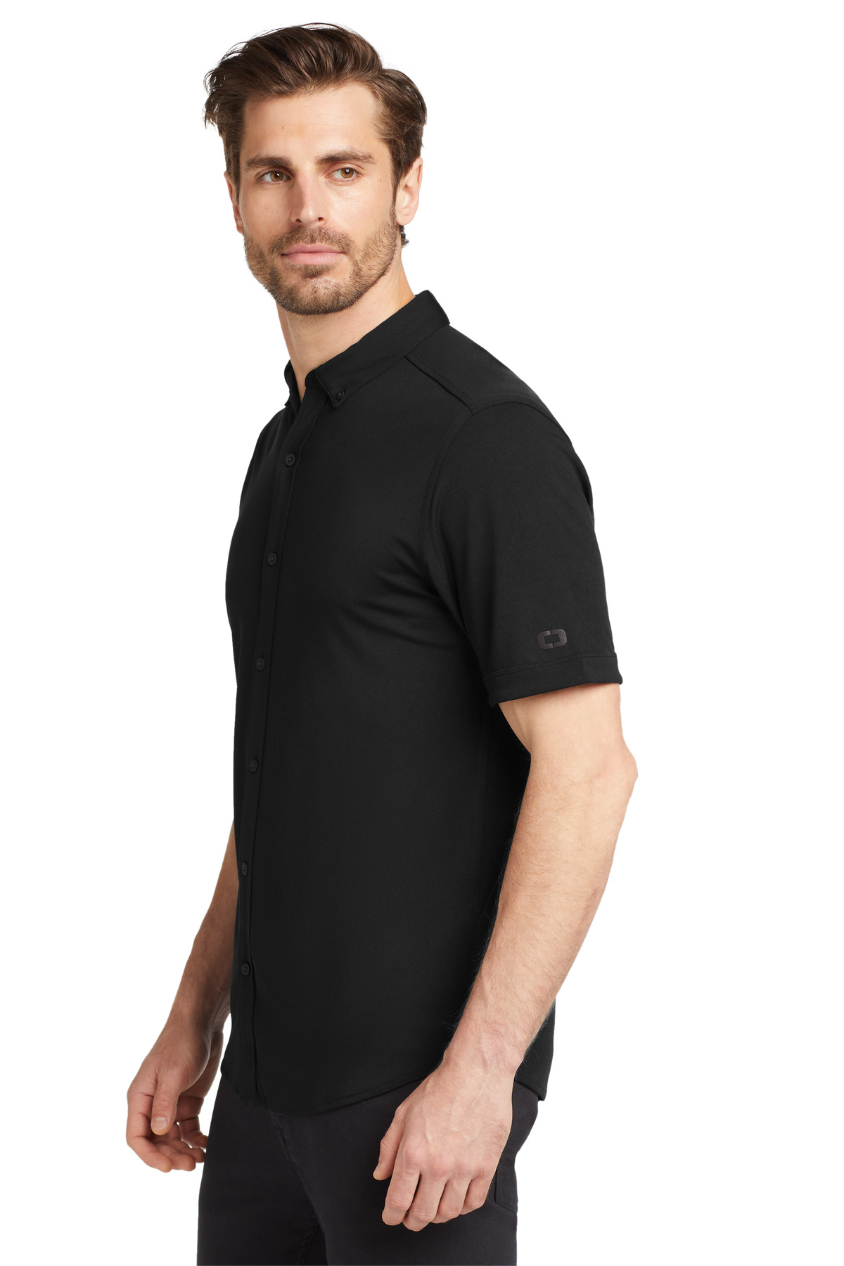 Gravitate Full-Button Polo