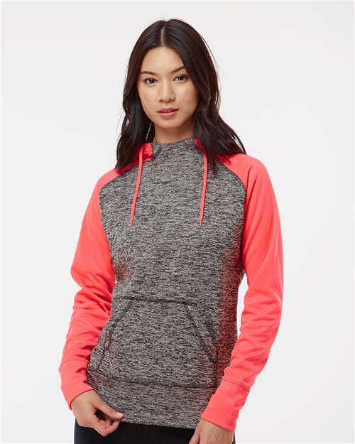 Women's Colorblocked Cosmic Fleece Hooded Sweatshirt - 8618 13