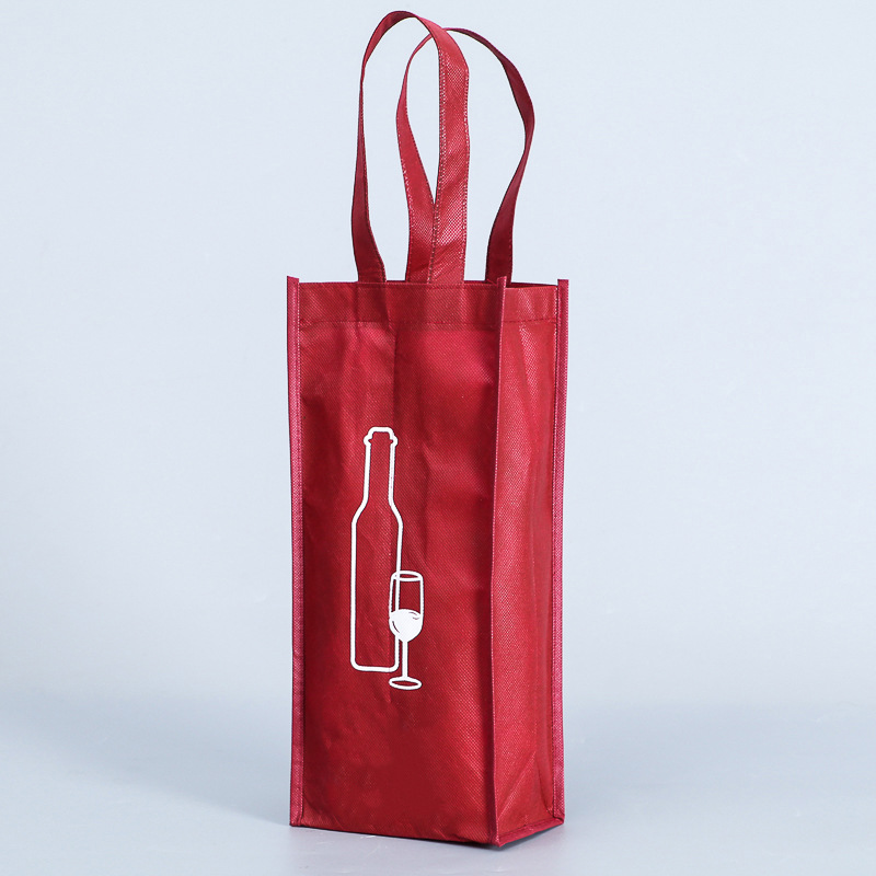 Non-Woven Single Wine Tote Bag 1