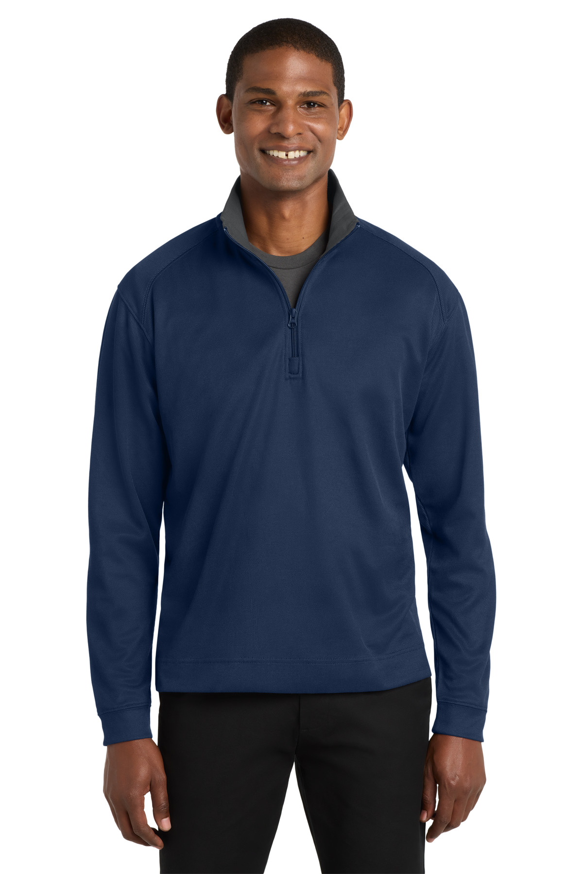 Port Authority Vertical Texture 1/4-Zip Pullover. K805 18