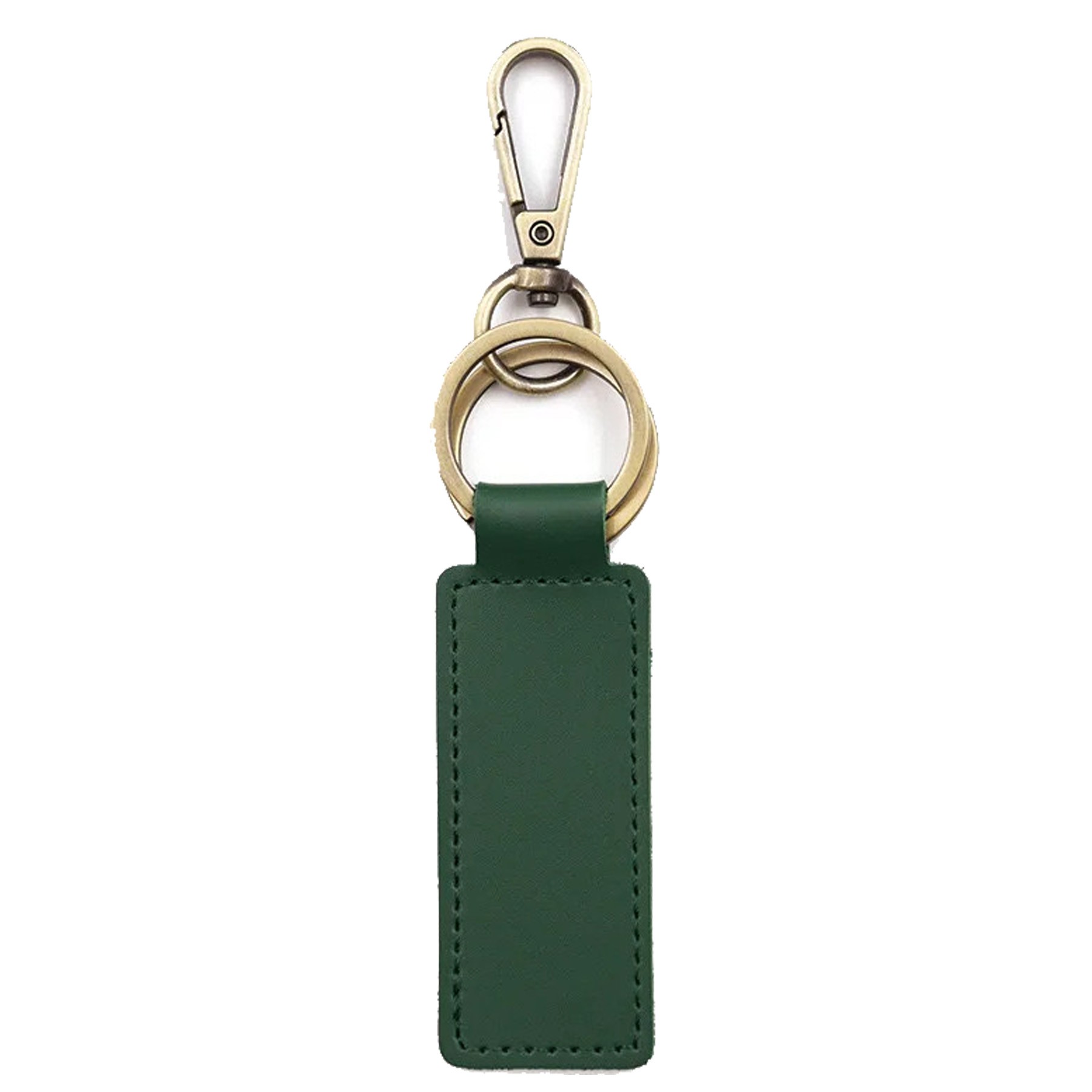 Double Loop Leather Keychain 5