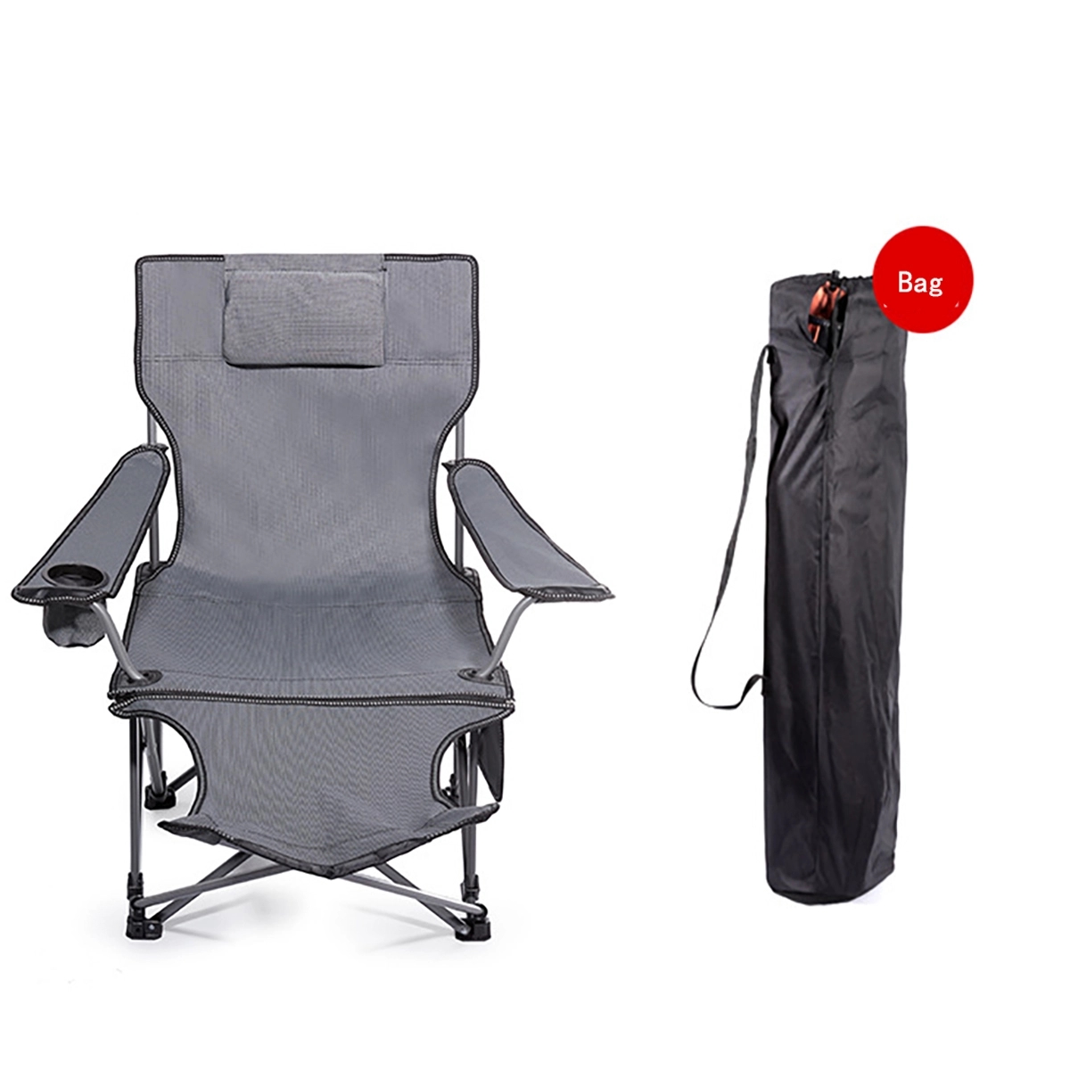 2 In 1 Folding Camping Chair 1