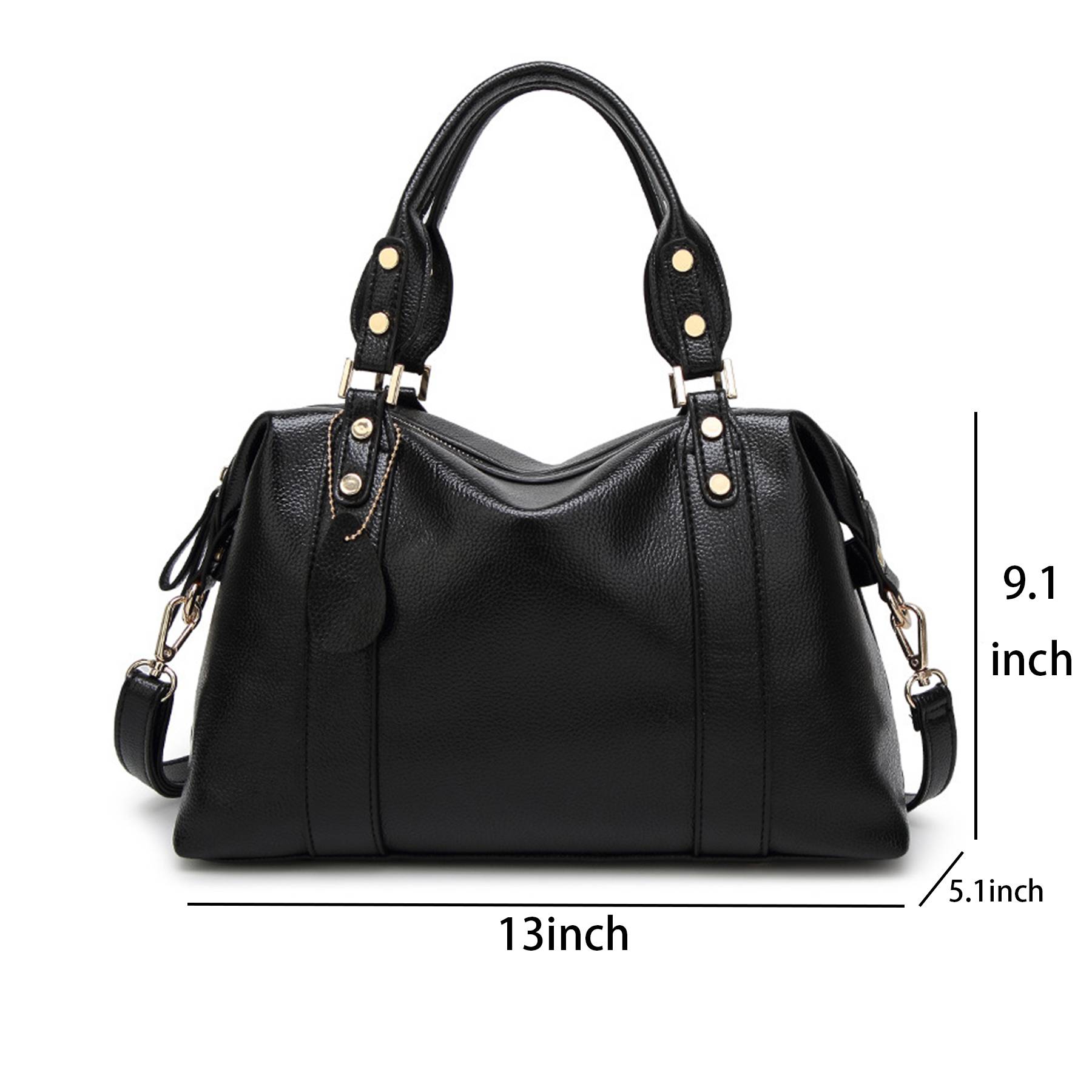 PU Purse with Handle Shoulder Tote Bag 7