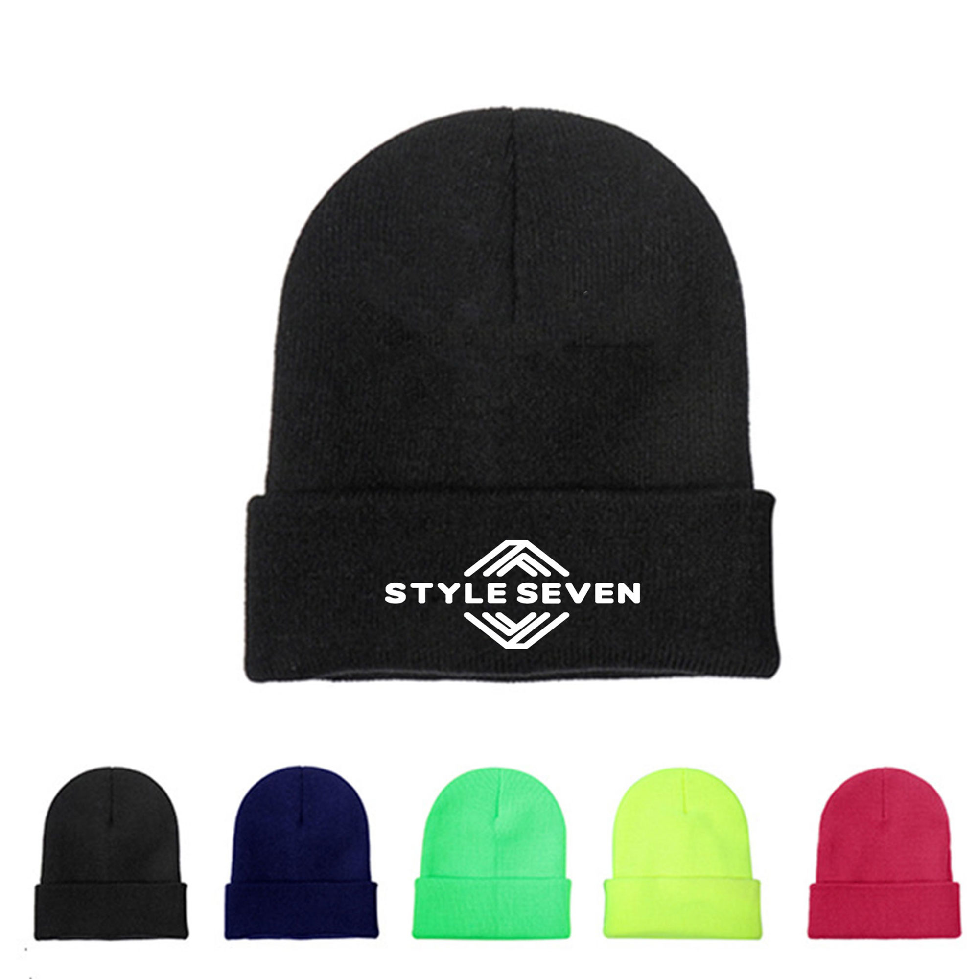 Beanie Hat Featuring Ribbed Hem 1