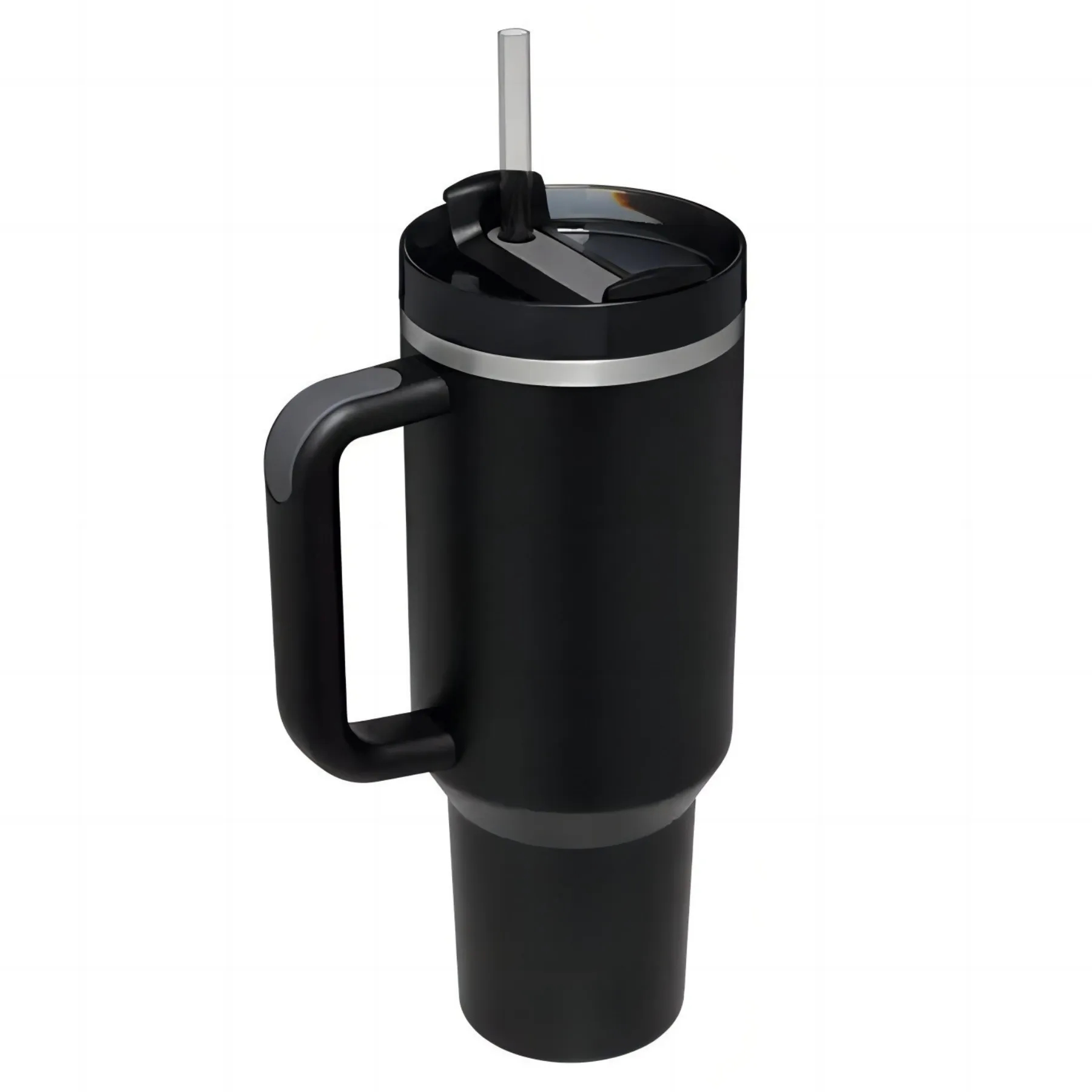 40 Oz Vacuum Tumbler w/ Handle & Straw 16