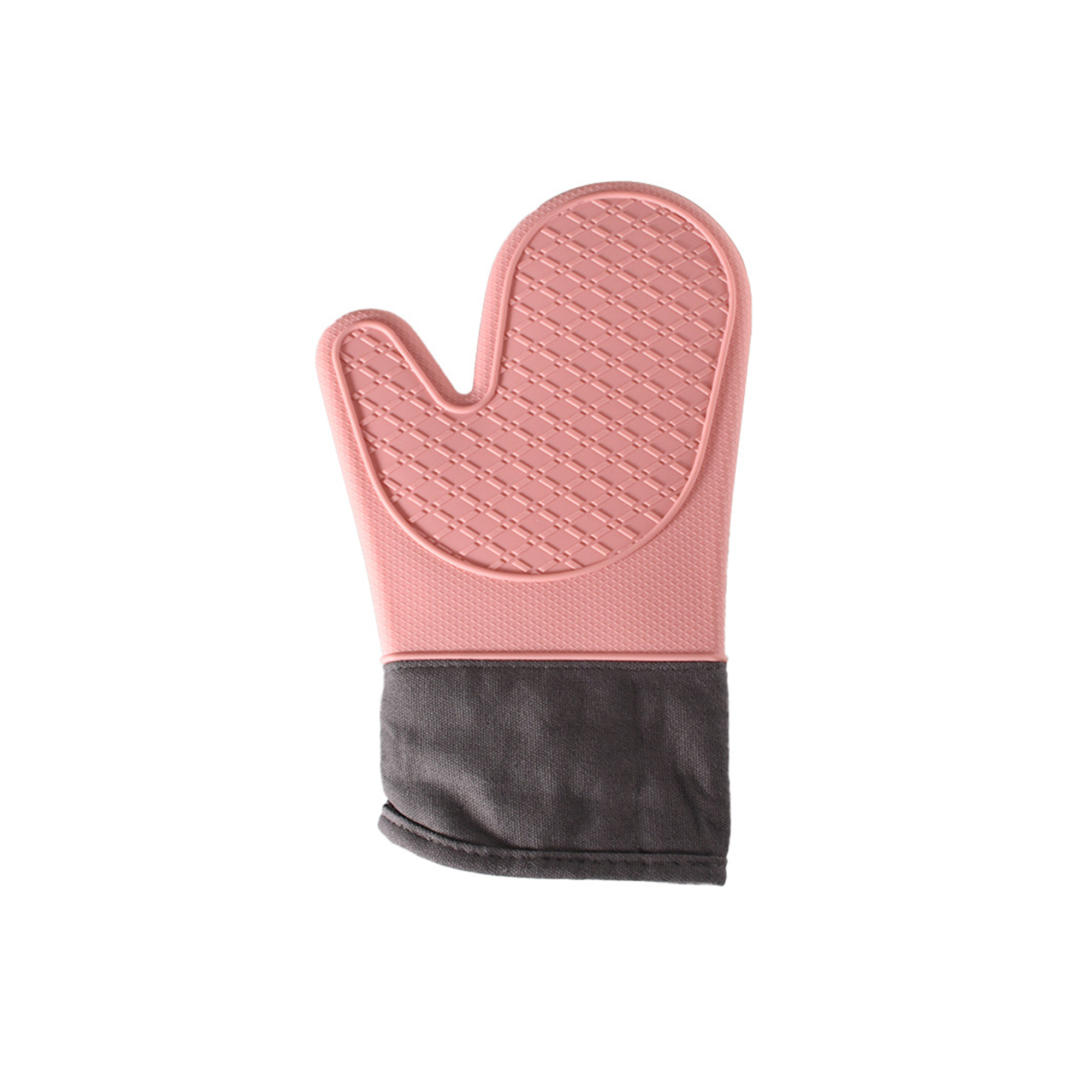 Heat Resistant Silicone Oven Mitt With Textured Grip 4