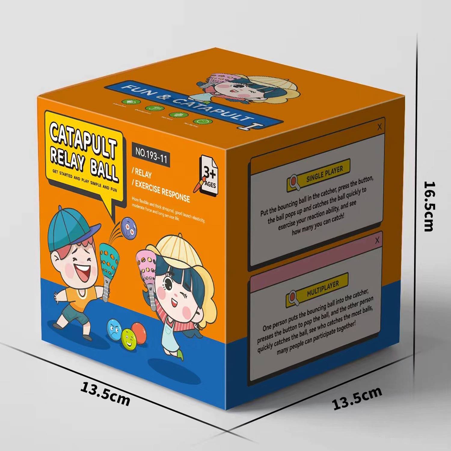 Pop and Catch Ball Game Toy 6
