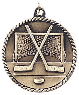 Hockey High Relief Medal 2