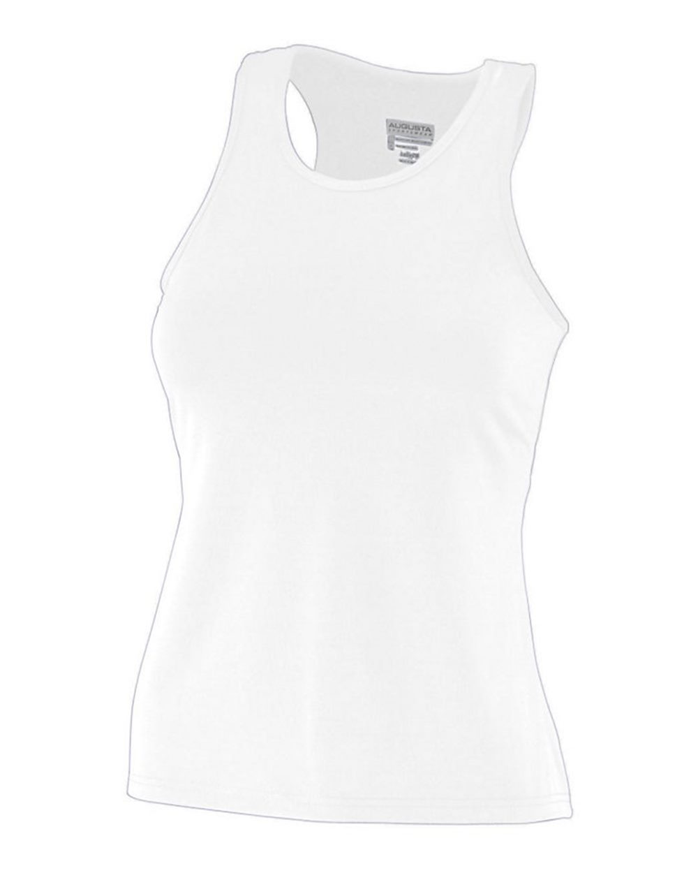 Women's Solid Racerback Tank Top - 1202 1