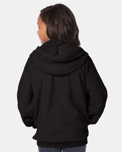 Youth EcoSmart® Full-Zip Hooded Sweatshirt - P480 15