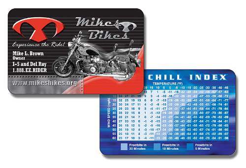 Extra-Thick Laminated Petite Wallet Card - 3.375x2.125 (2-Sided) - 24 pt. 2