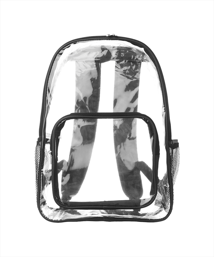 Union Printed - Pocket Clear Plastic Backpacks 2