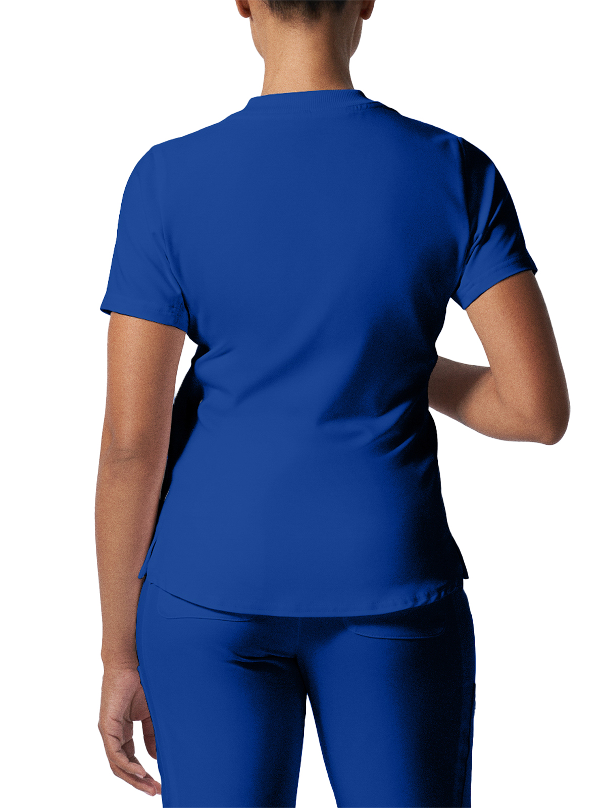 Landau - Forward - Women's Three-Pocket Rib-Knit Neckline V-Neck Top 11