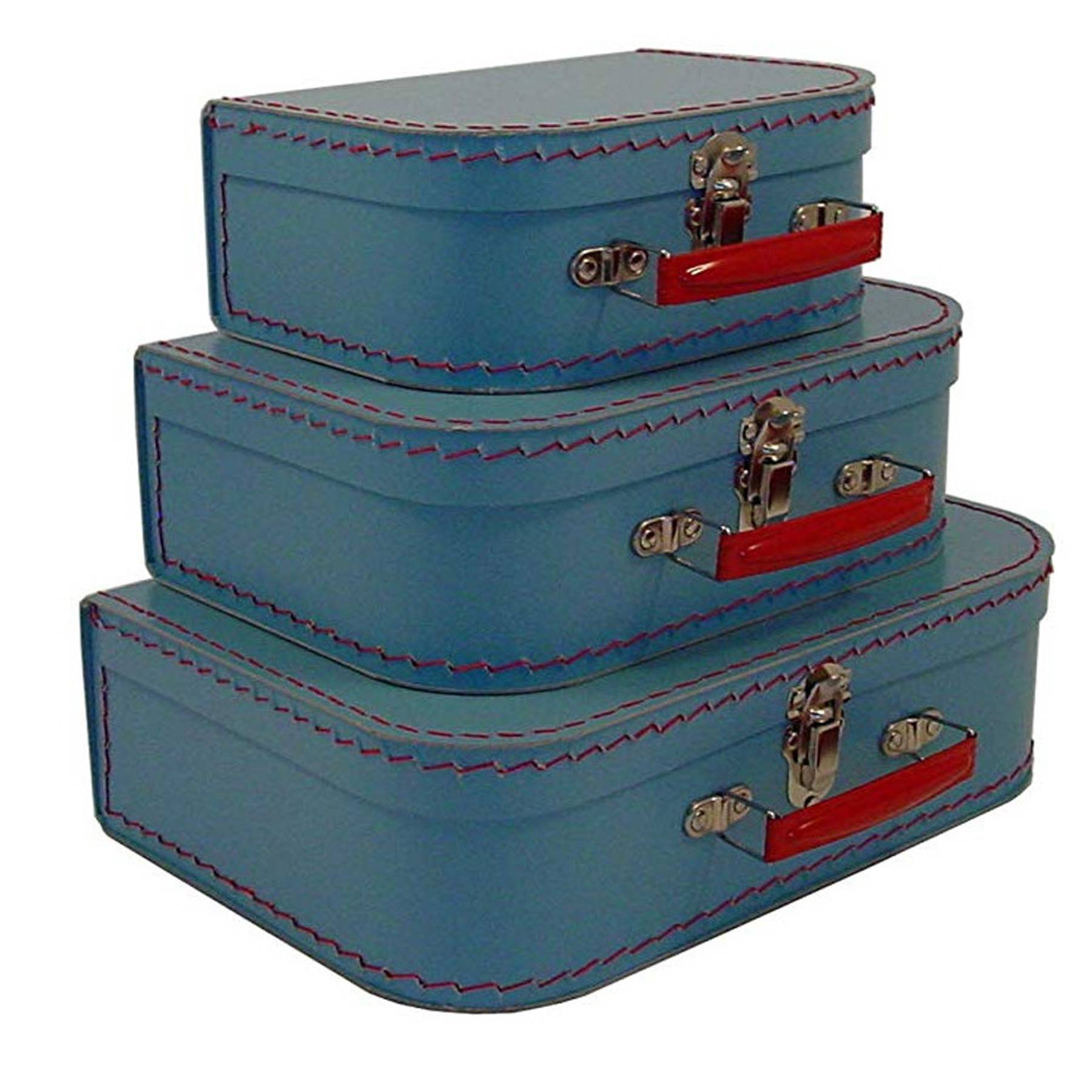 Paperboard Vintage Suitcase Set 5