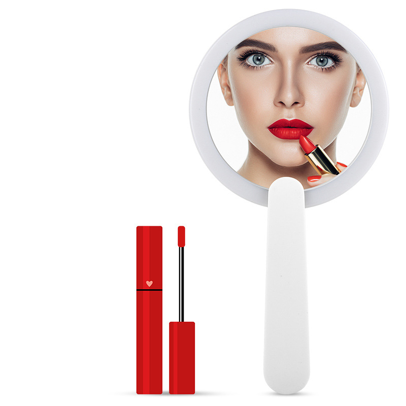 Travel Swivel Foldable Makeup Handheld LED Mirror 2