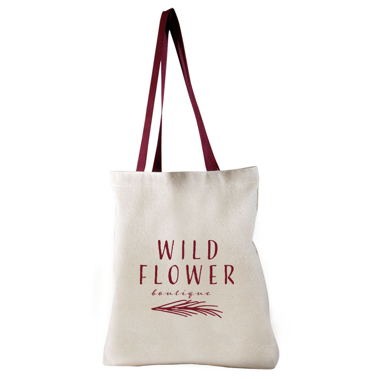 Bottom Gusset Cotton Tote, with Poly Handles 5