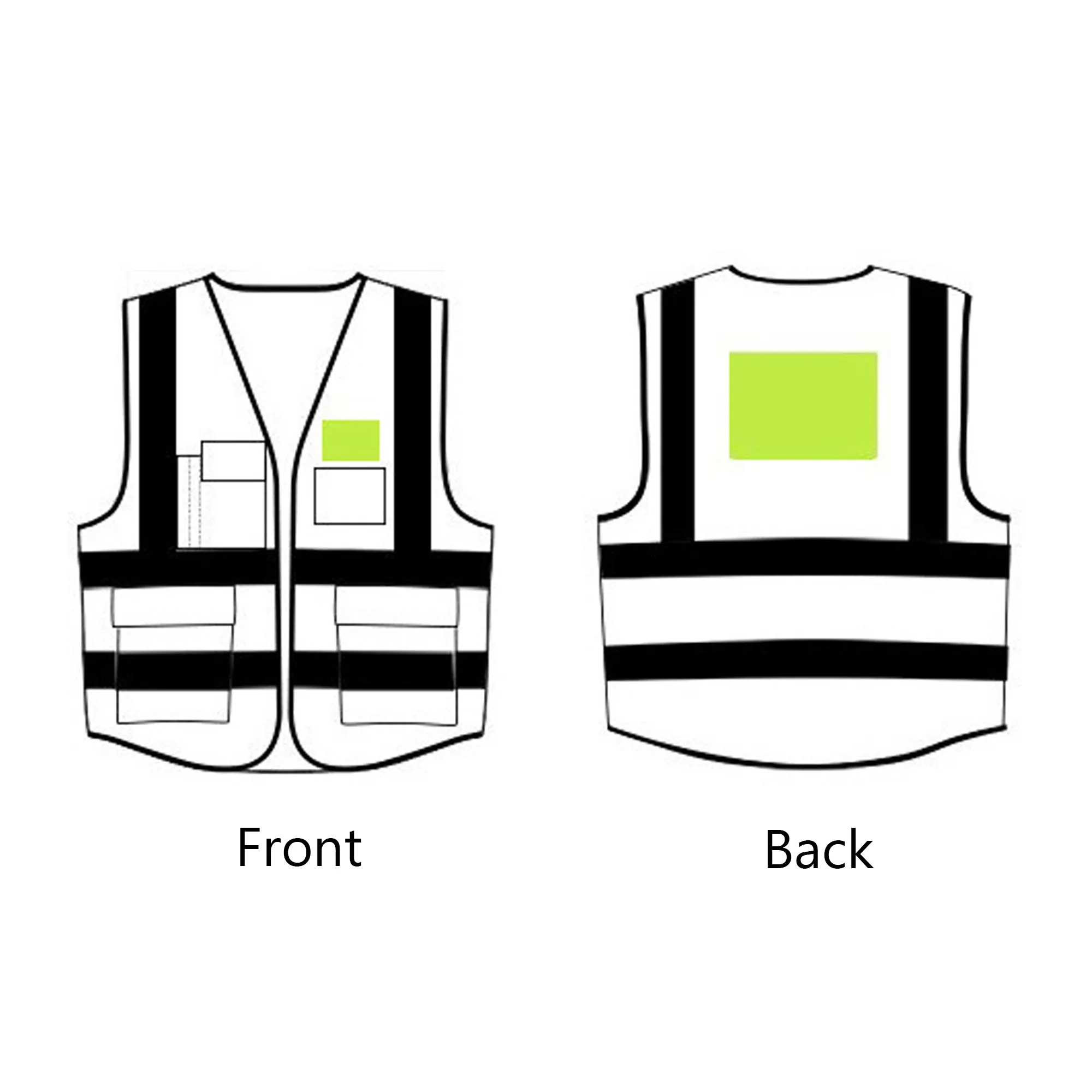 Breathable Mesh Reflective Adult Safety Vest for Comfort 4