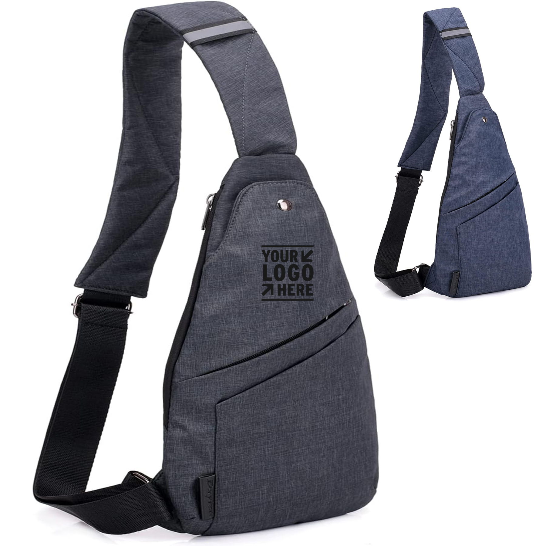 Men Strangefly Lightweight Sling Crossbody Pocket Casual Shoulder Backpack Anti-Theft Side Chest Bag