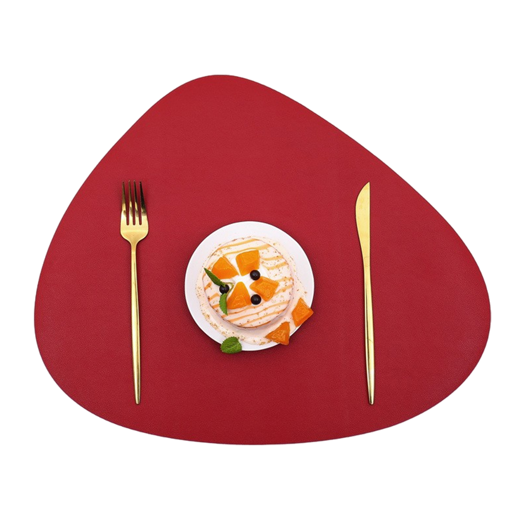 Waterdrop Shape Dual Color Placemat 12