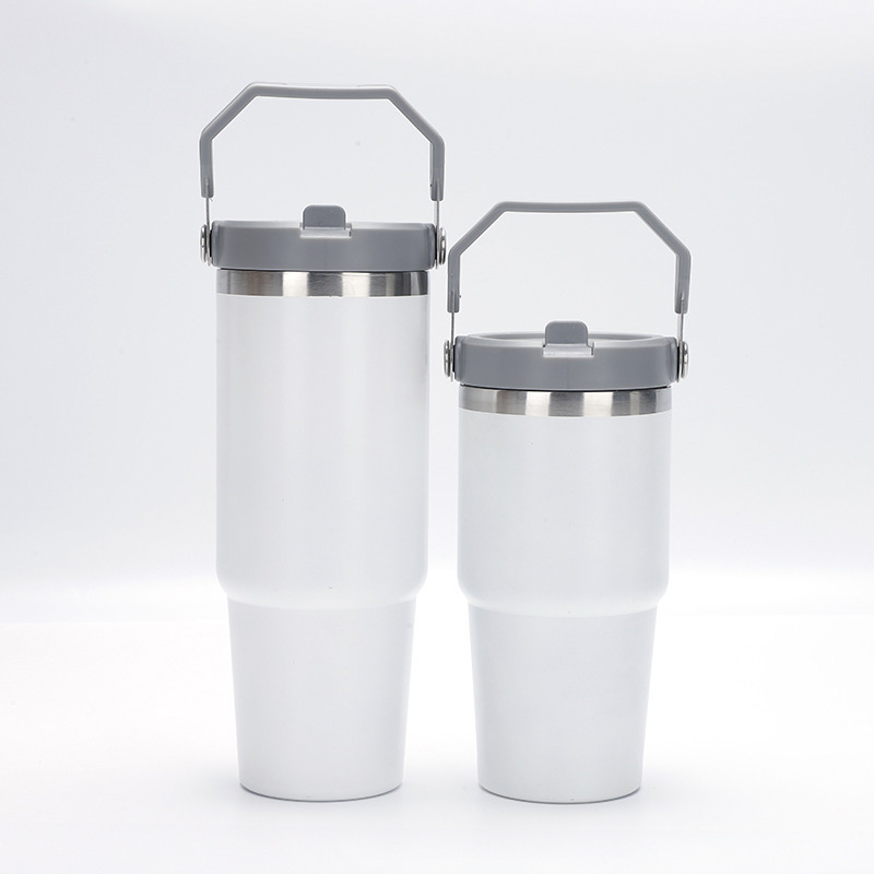 Portable vacuum straw cup 304 stainless steel 6
