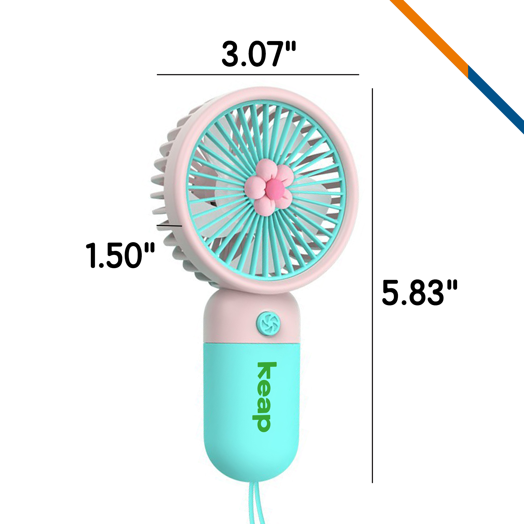 AirNimble Portable 100 Speeds Handheld Fan 4