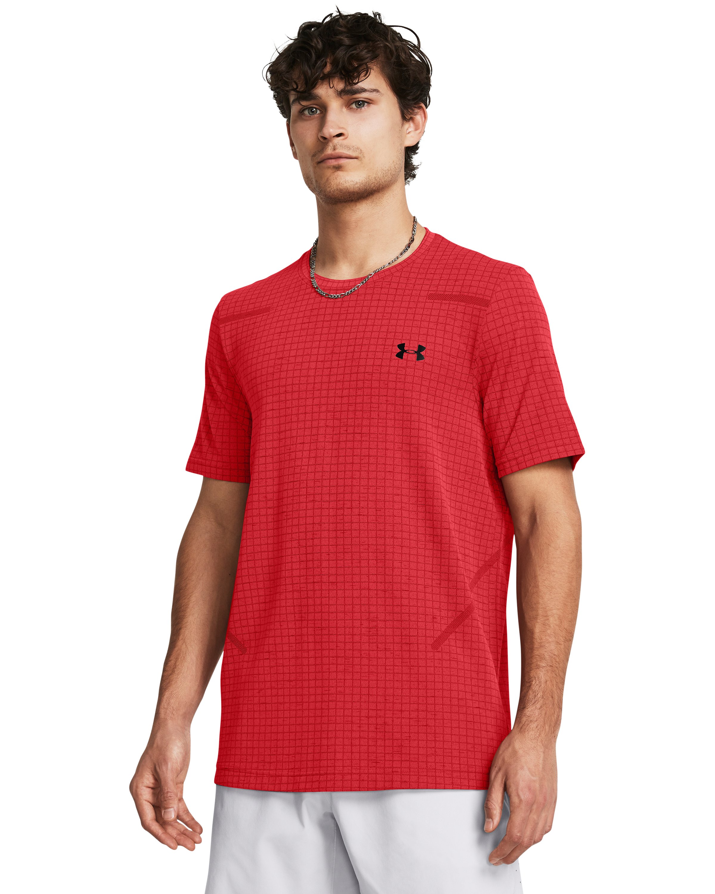 UA Seamless Grid Men's Short Sleeve 14