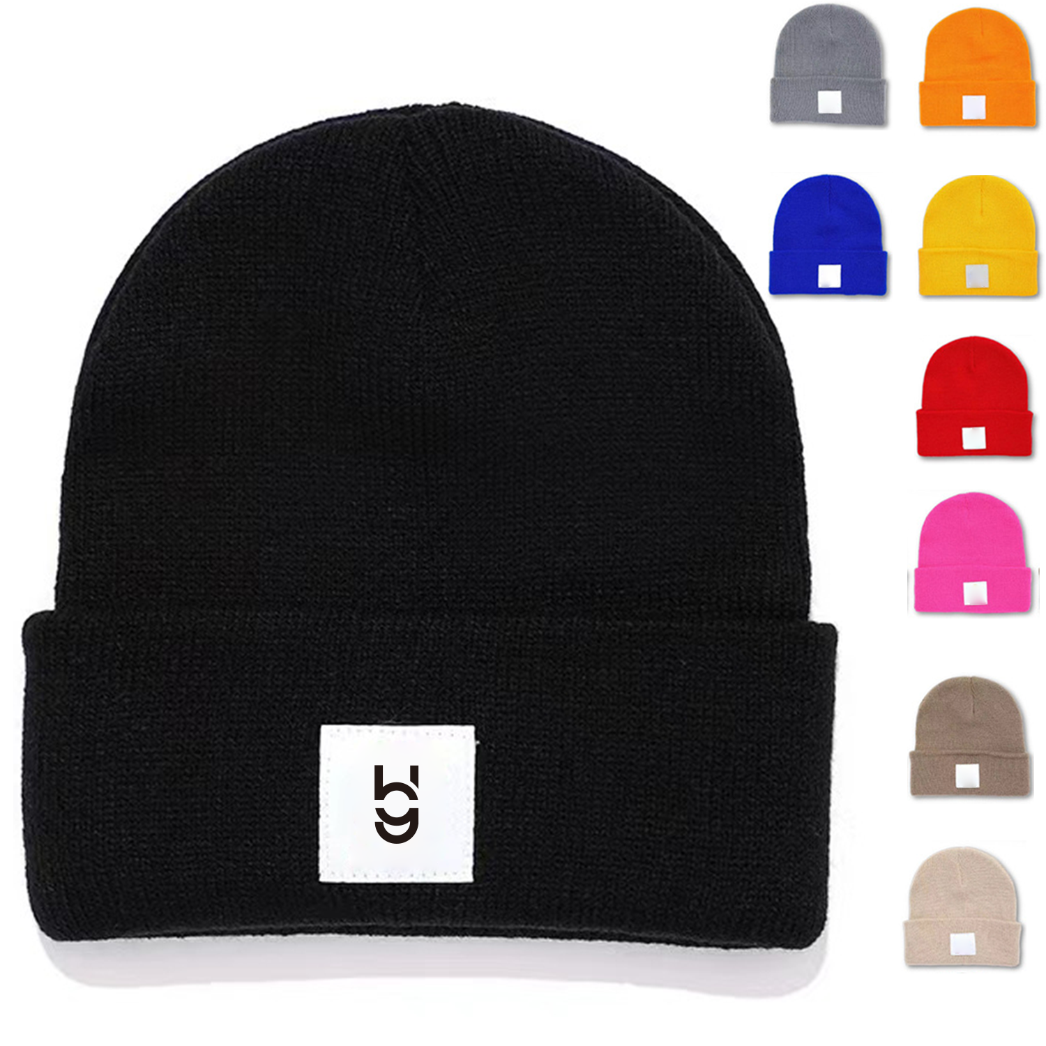 Unisex Acrylic Knit Beanie - Multiple Colors 2