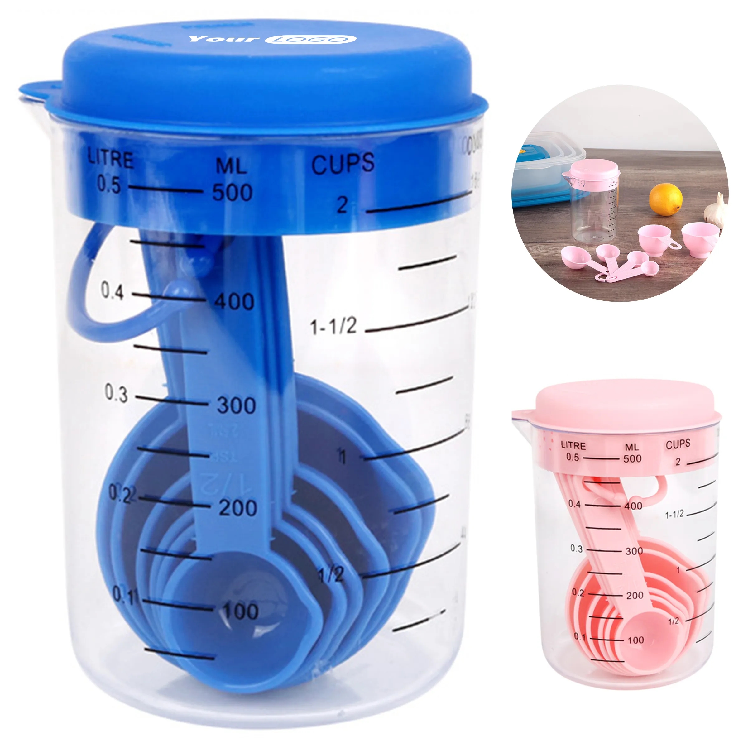 Polypropylene Measuring Spoon And Cup Set 5