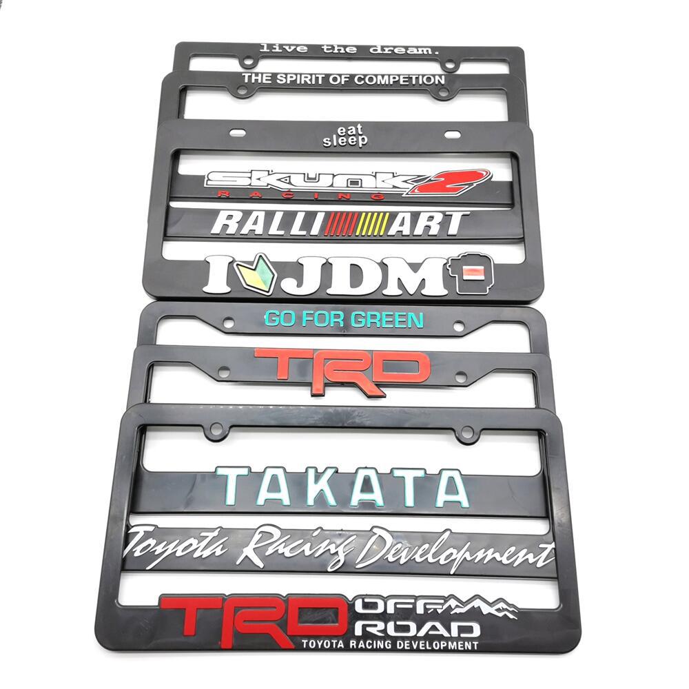ABS Plastic Hard US License Size Plate Frames 4