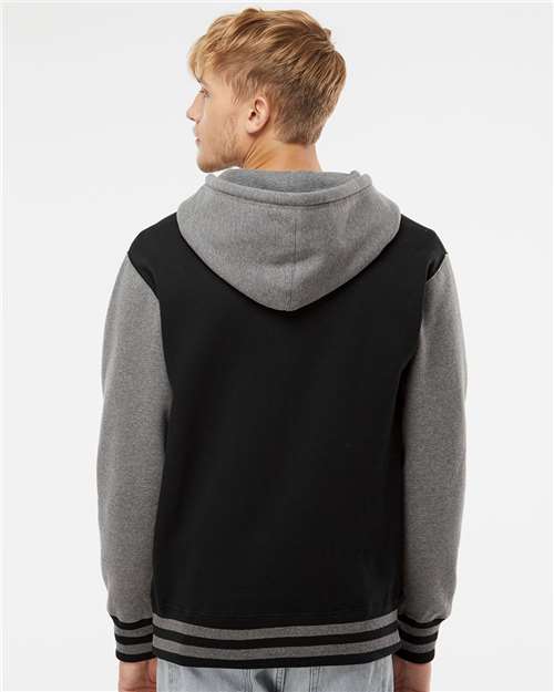 Unisex Heavyweight Varsity Full-Zip Hooded Sweatshirt - IND45UVZ 2