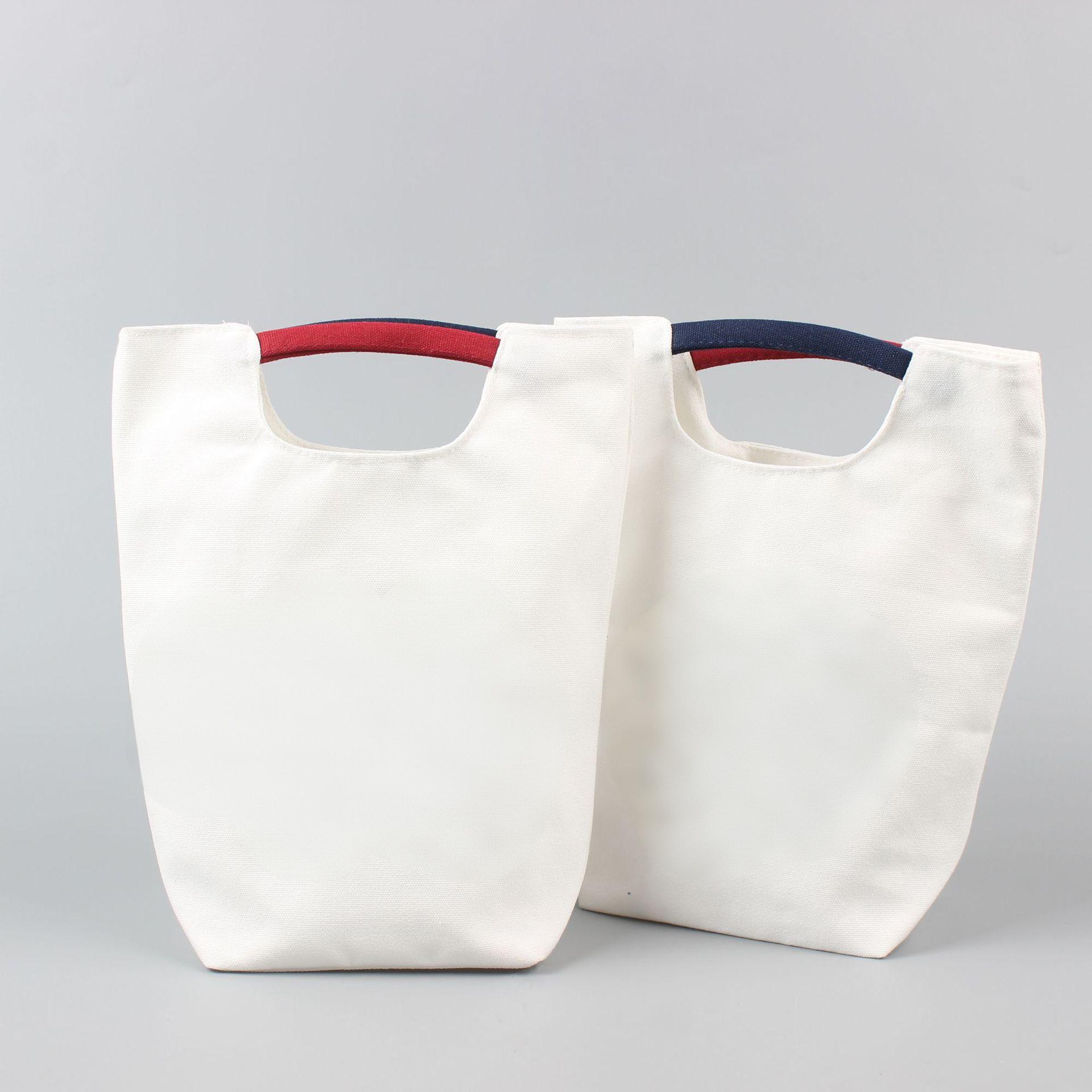 Foldable Cotton Canvas Tote Bag, custom tote bag with logo imprint 2
