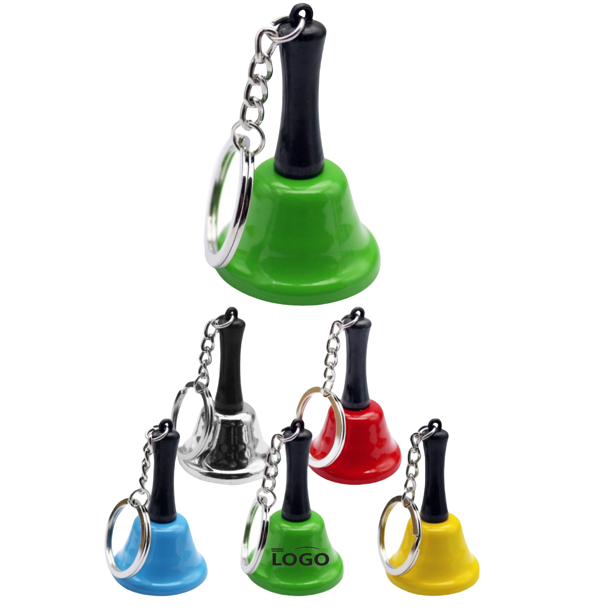 Portable Mini Metal Dinner Bell Keychain MOQ20 1
