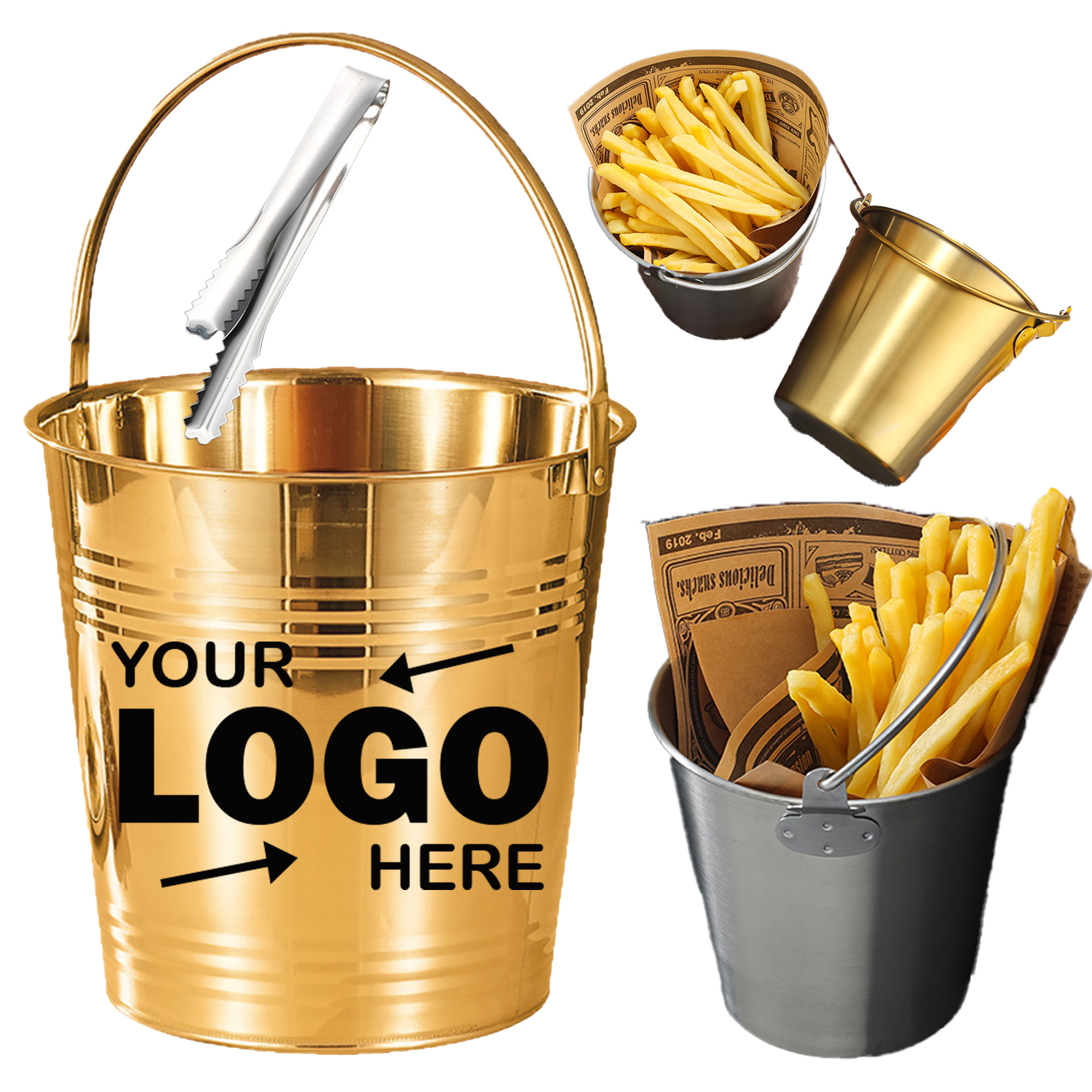 Festive Christmas Fried Chicken And Fries Bucket For Holiday Gatherings 2