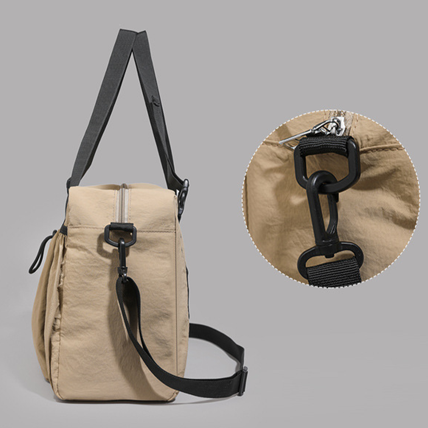 Nylon Lightweight Travel Crossbody Shoulder Tote Bag 11