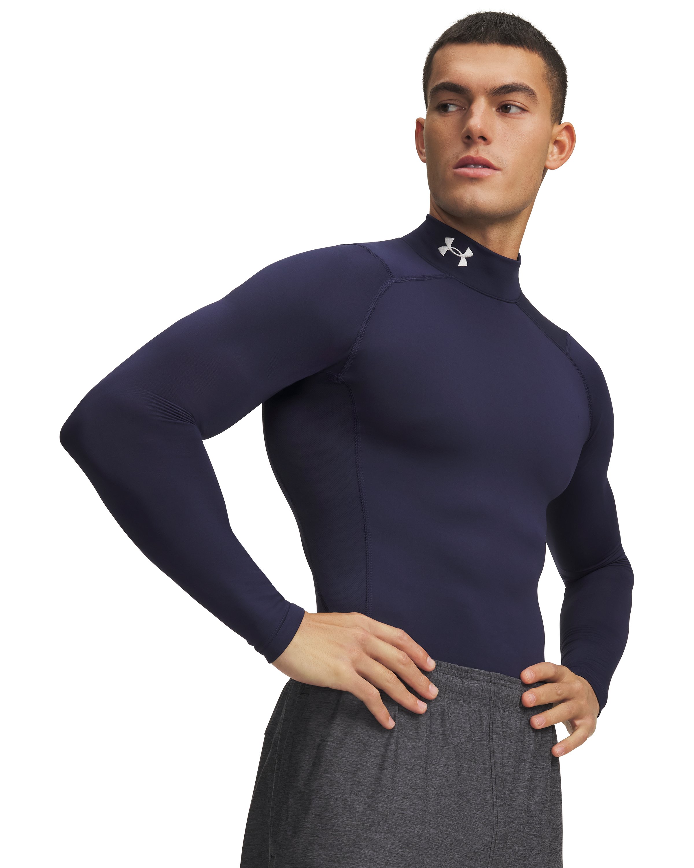 ColdGear Men's Compression Mock Long Sleeve 12